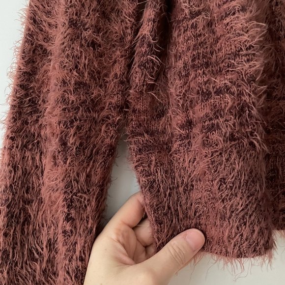 Express | Rust Orange Mock Neck Sweater | Women Size: S - Picture 2 of 3